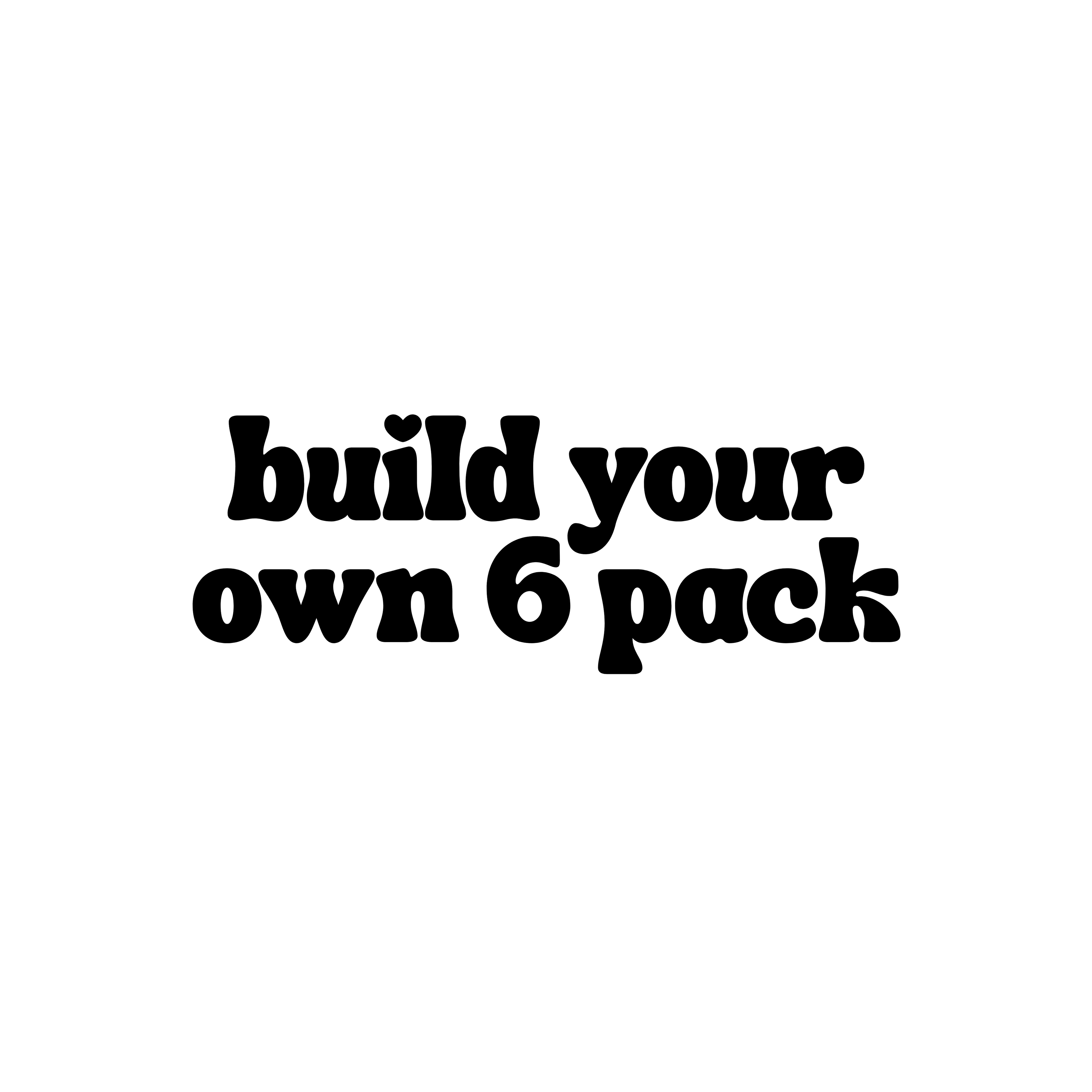 build your own 6 pack